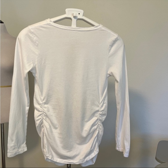 Isabel Maternity Long Sleeve Short white size xs - Picture 2 of 3